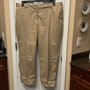 Lands End chinos with expandable waist.